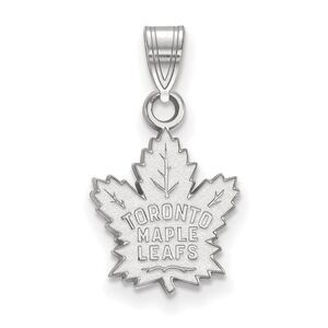 Sterling Silver NHL Toronto Maple Leafs Small Pendant